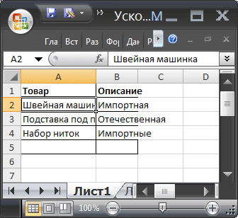 Автоматическое расширение ячейки в Excel при заполнении