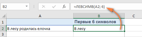 Функция ЛЕВСИМВ в Excel. Примеры использования и советы.
