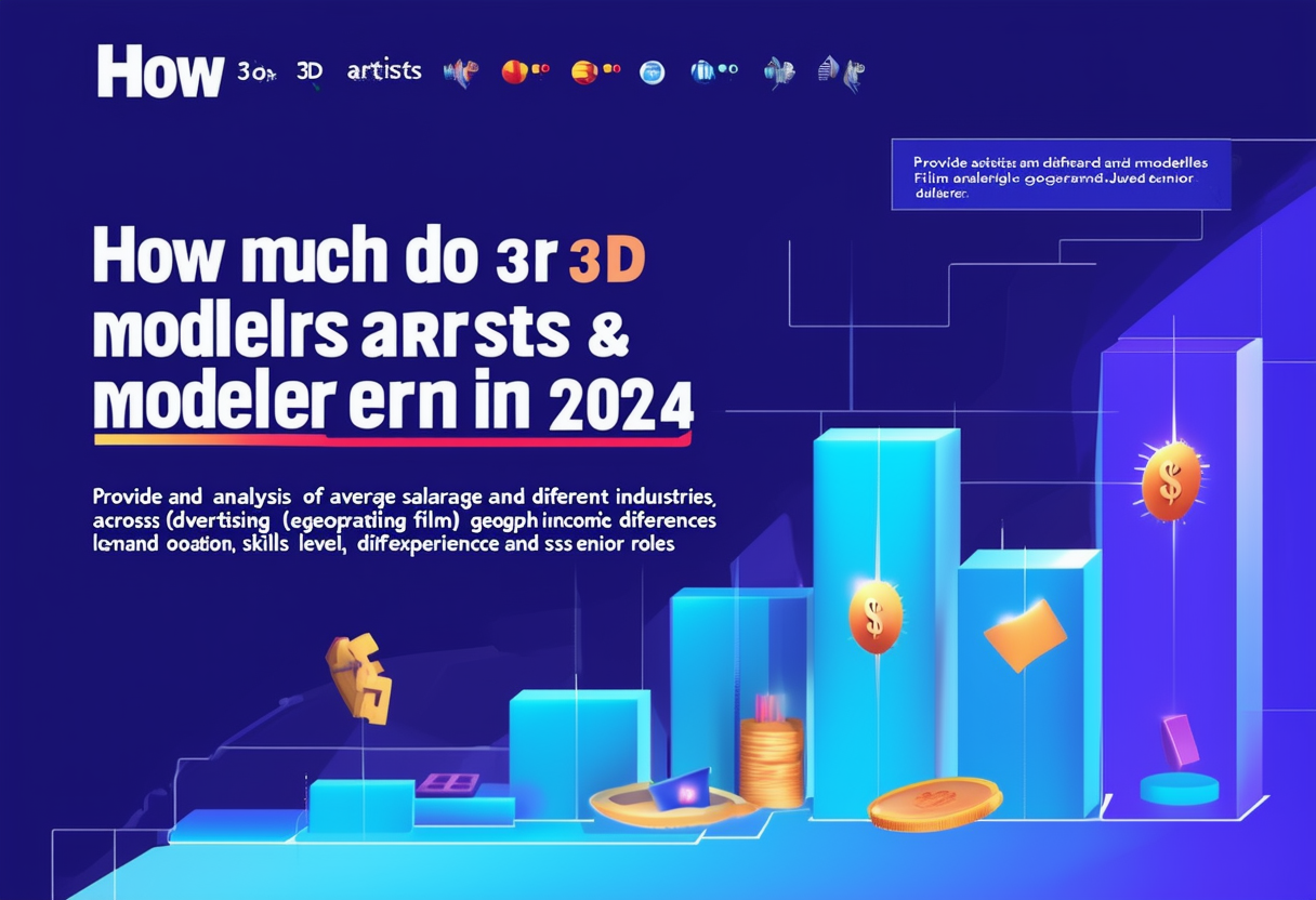 Сколько зарабатывают 3D художники и моделлеры в 2024 году