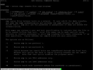 scp команда Linux