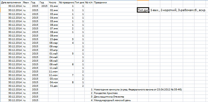 Как создать xml файл из excel