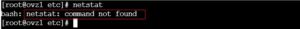 command not found