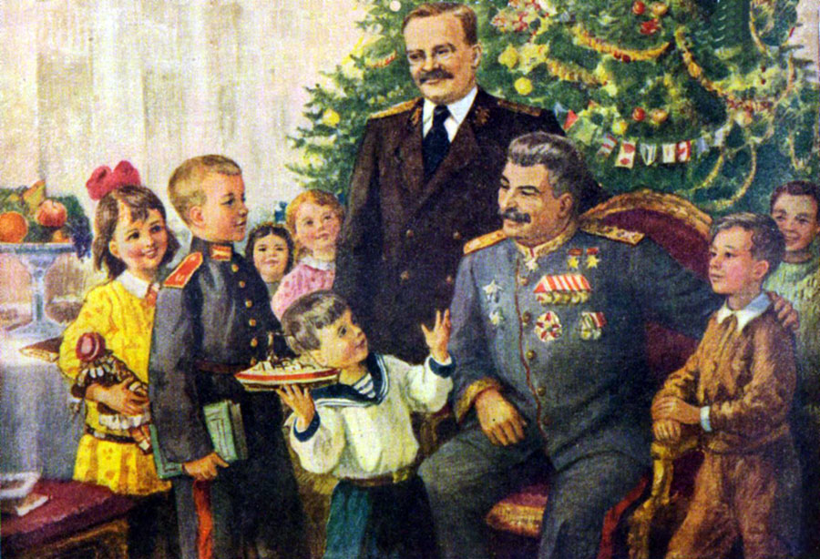 Stalin i deti1 - Почему вожди и политики так любят чужих детей?