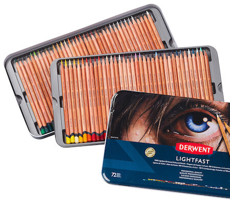 Derwent Lightfast - ТОП-10 лучших цветных карандашей: рейтинг 2022 года