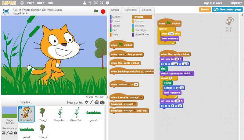 Scratch - 10 лучших курсов программирования для детей и школьников в 2022 году