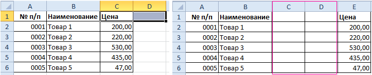 как-добавить-столбец-в-excel-добавление-нового-столбца-2-столбцов-и-столбца-в-конце-таблицы