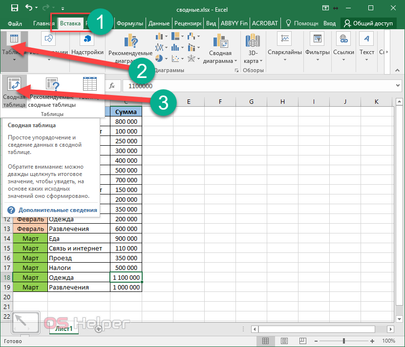 как сделать таблицу в excel